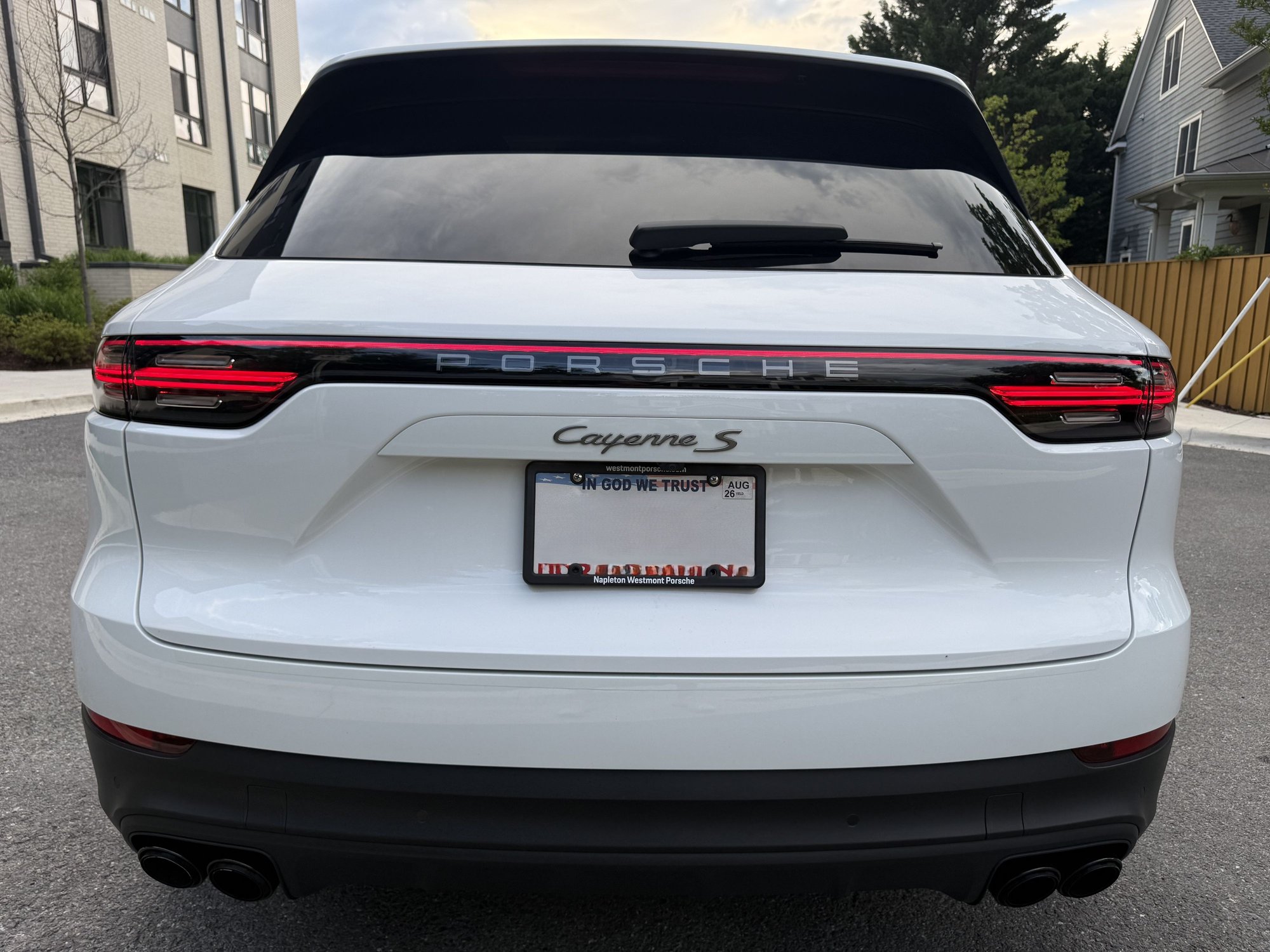 2023 Porsche Cayenne - 2023 Porsche Cayenne S Platinum - White - Club Leather in Truffle Brown - 38k miles - Used - VIN WP1AB2AY0PDA14237 - 38,808 Miles - 6 cyl - AWD - Automatic - SUV - White - Bethesda, MD 20814, United States