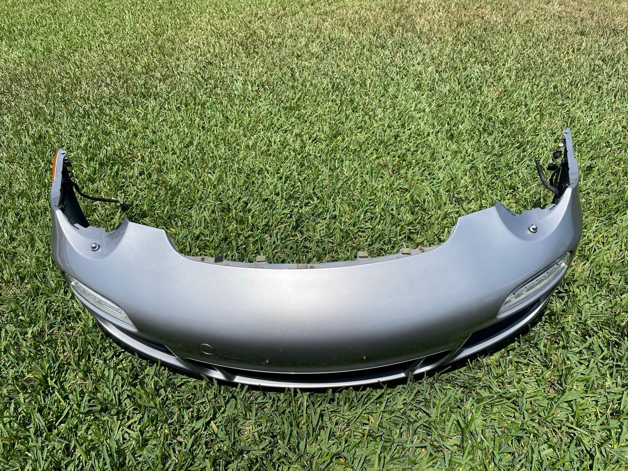 Exterior Body Parts - 997.2 OEM Porsche Aerokit/GTS front bumper cover complete GT Silver Metallic - Used - 2009 to 2011 Porsche 911 - Palm City, FL 34990, United States