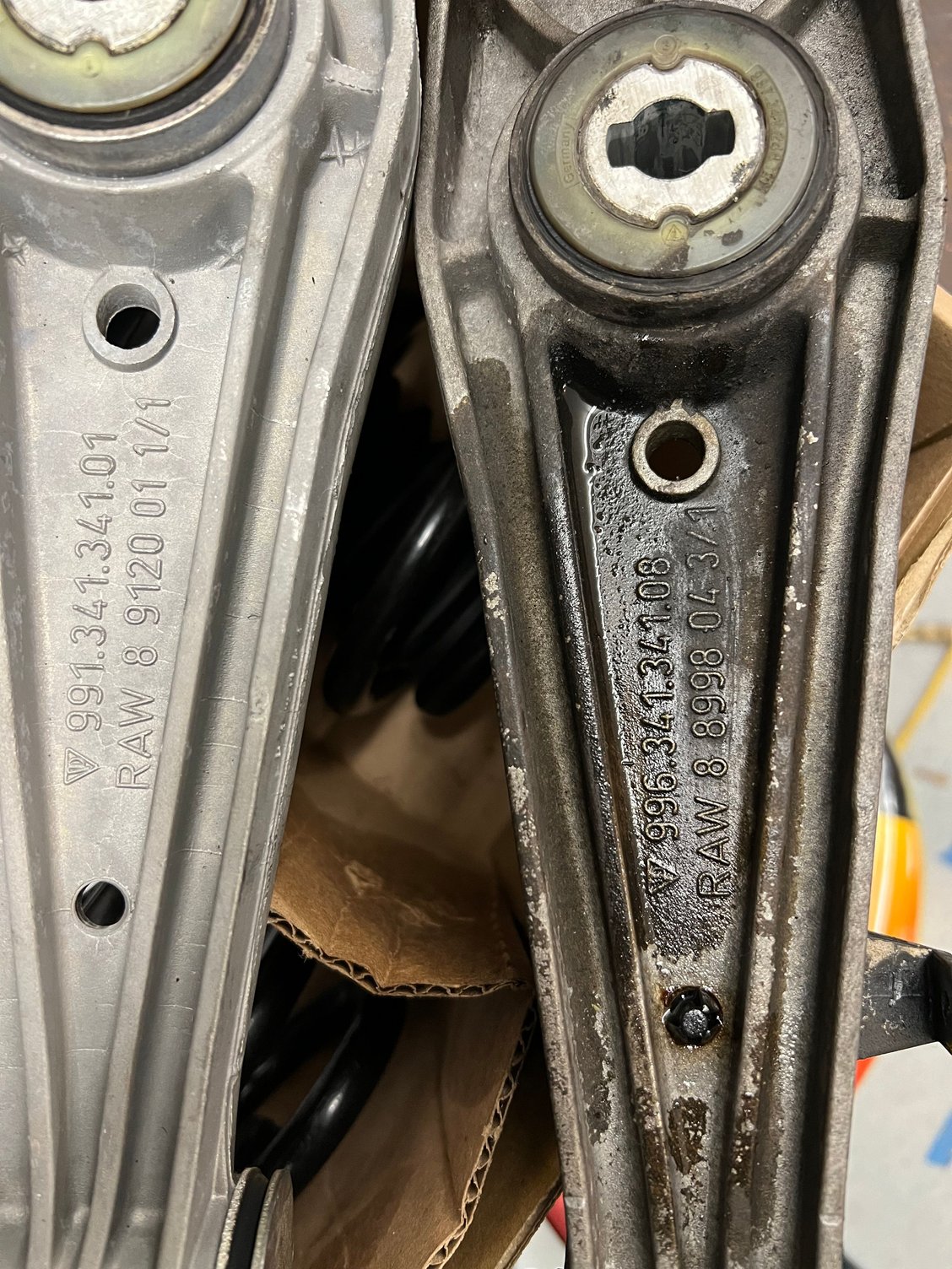 991.341.341.01 rear control arms. Will these fit my 997.1 Rennlist