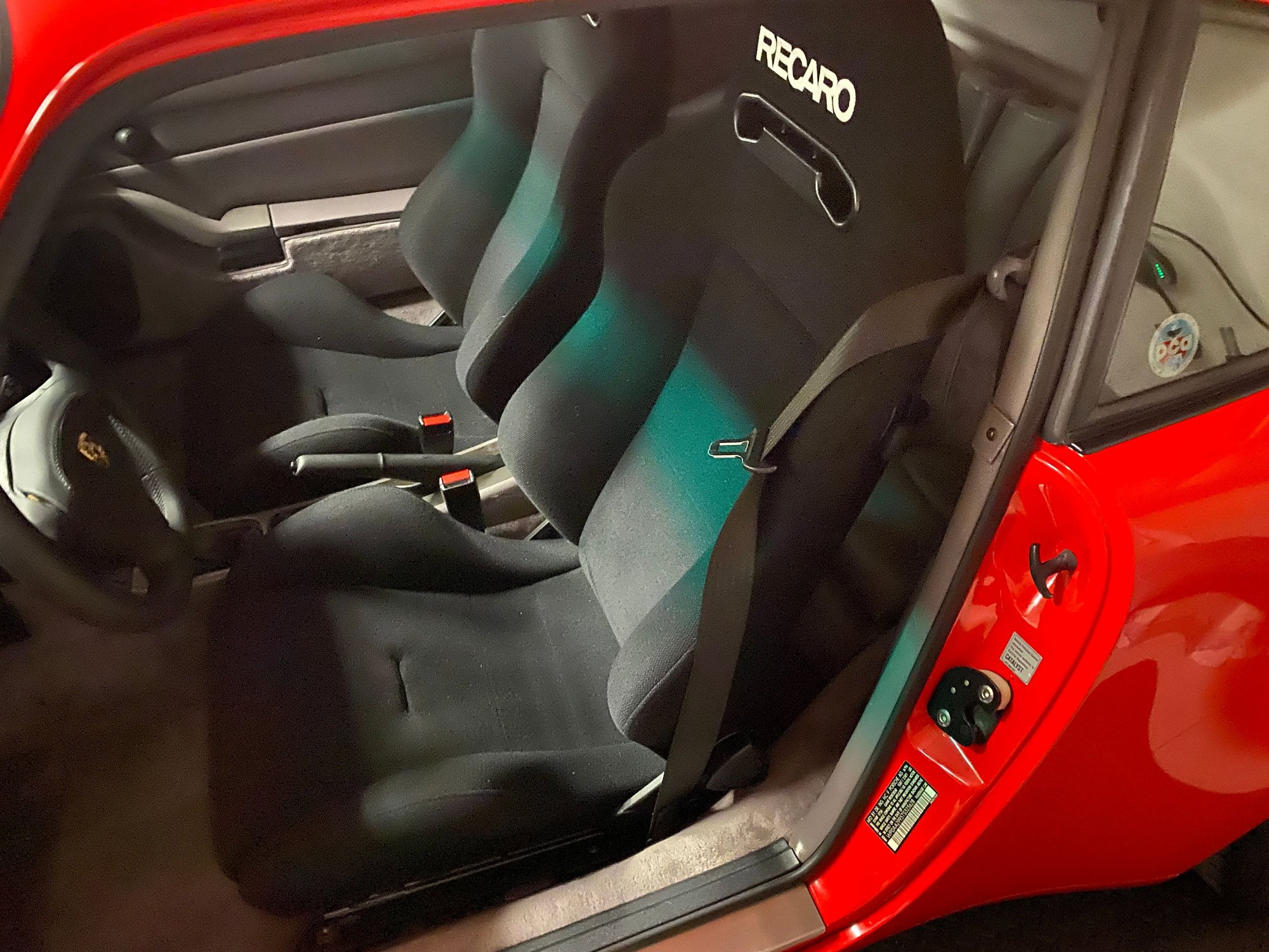 Interior/Upholstery - Recaro Speed Seats 5pt Avus Black White Logo + Wedge brackets and sliders - Used - 0  All Models - Oceanside, CA 92056, United States