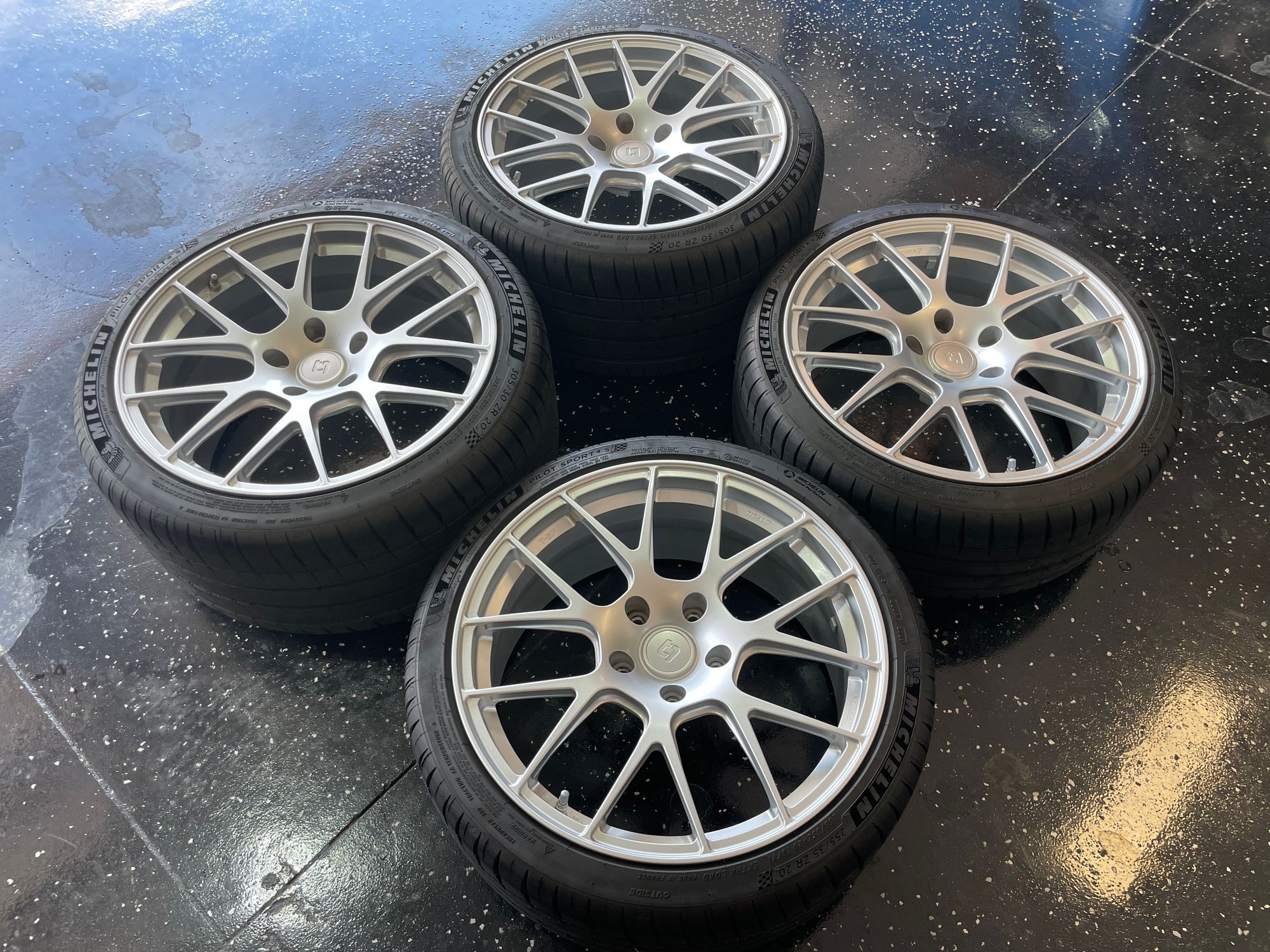 Wheels and Tires/Axles - Titan Forged TS-7 Wheels w/ Michelin PS4's tires - Used - 2013 to 2022 Porsche 911 - 2013 to 2022 Porsche Boxster - 2013 to 2022 Porsche Cayman - Winter Garden, FL 34787, United States