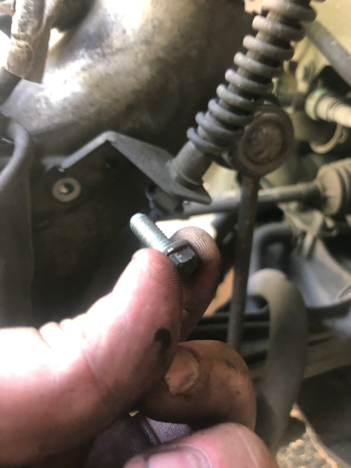 broken bolt extractor caliper bracket boolt
