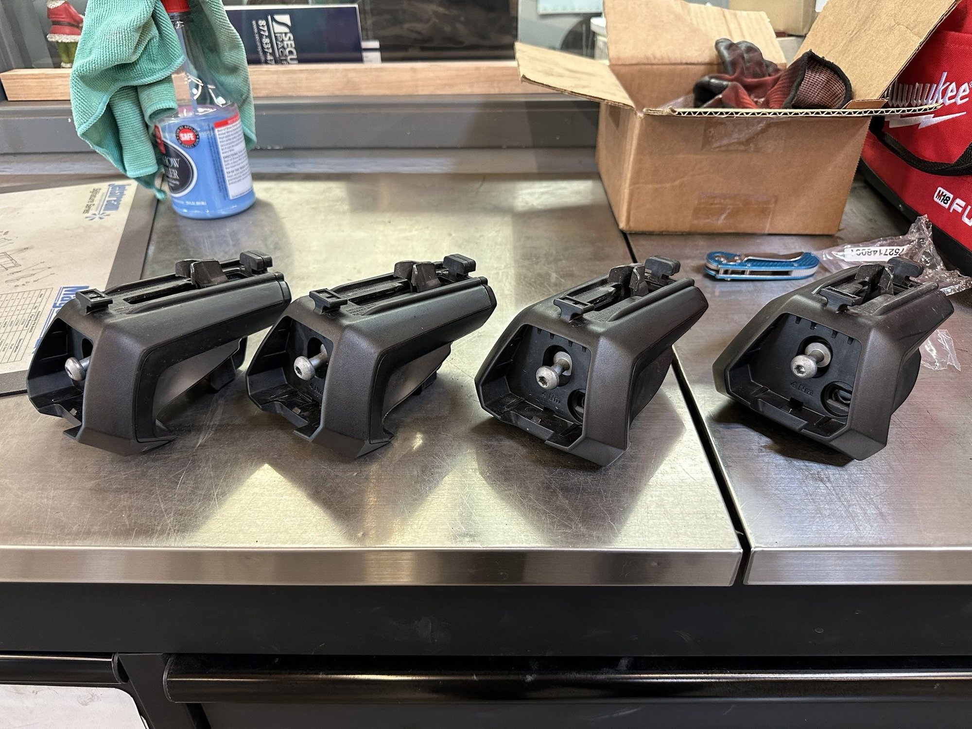 Accessories - Thule Evo Feet for Raised Roof Rails - 710405 - Used - 2002 to 2018 Porsche Cayenne - Issaquah, WA 98029, United States