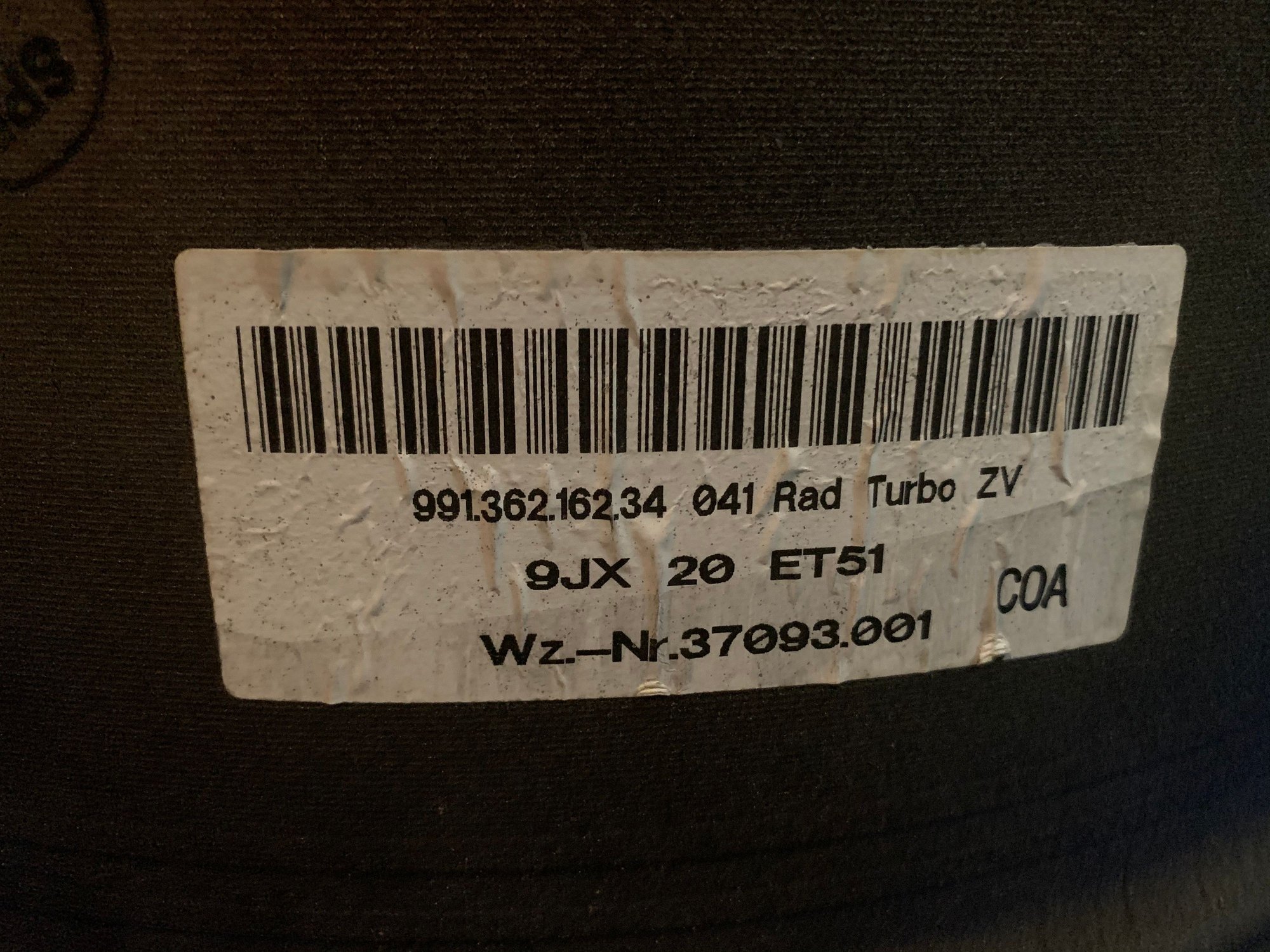 Wheels and Tires/Axles - 20" 991.1 Turbo S Centerlock Wheels - Used - 2014 to 2018 Porsche 911 - Hoschton, GA 30548, United States