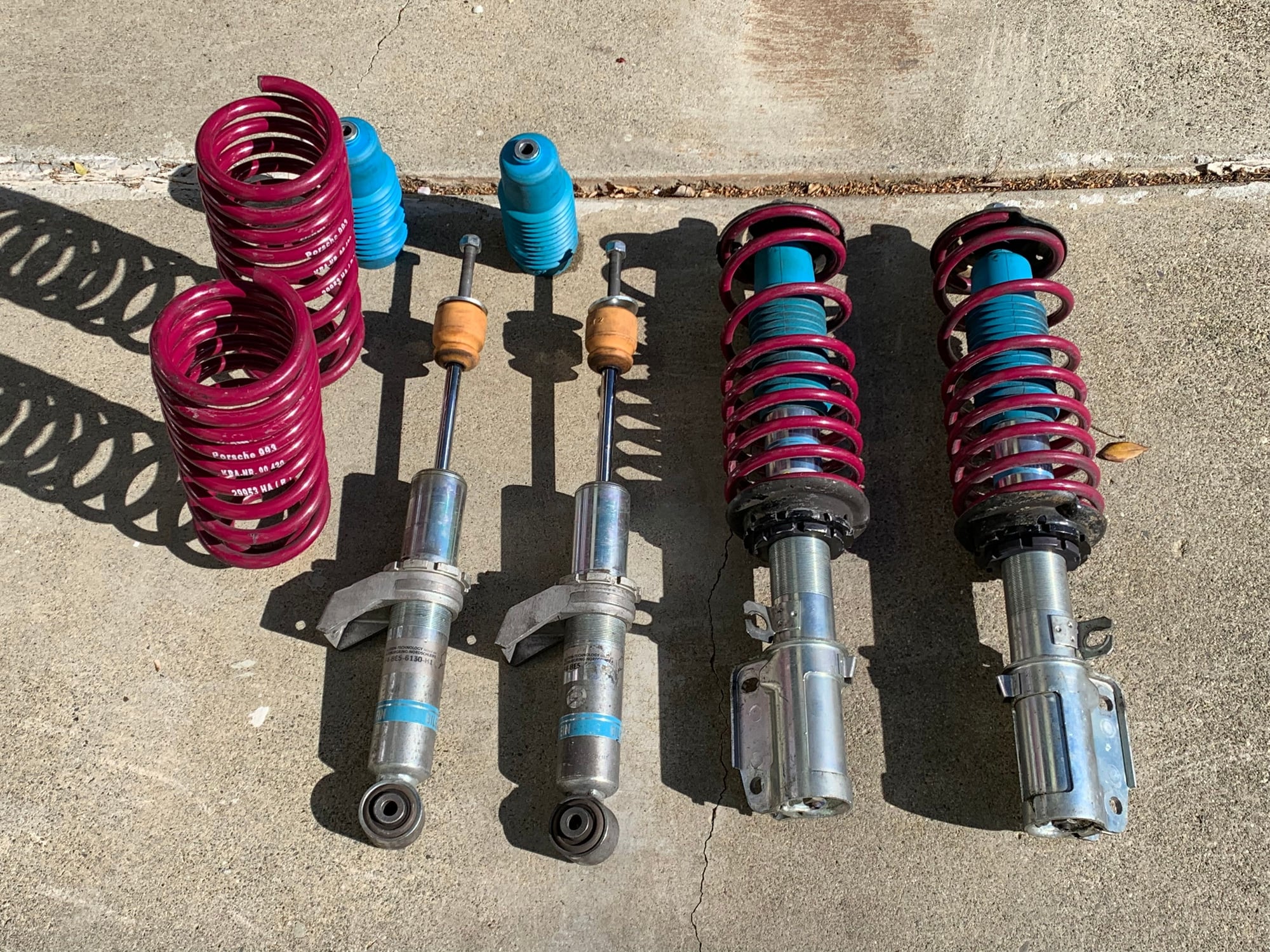 Steering/Suspension - Bilstein HD B6 and H&R coils - Used - 1995 to 1998 Porsche 911 - Vacaville, CA 95688, United States