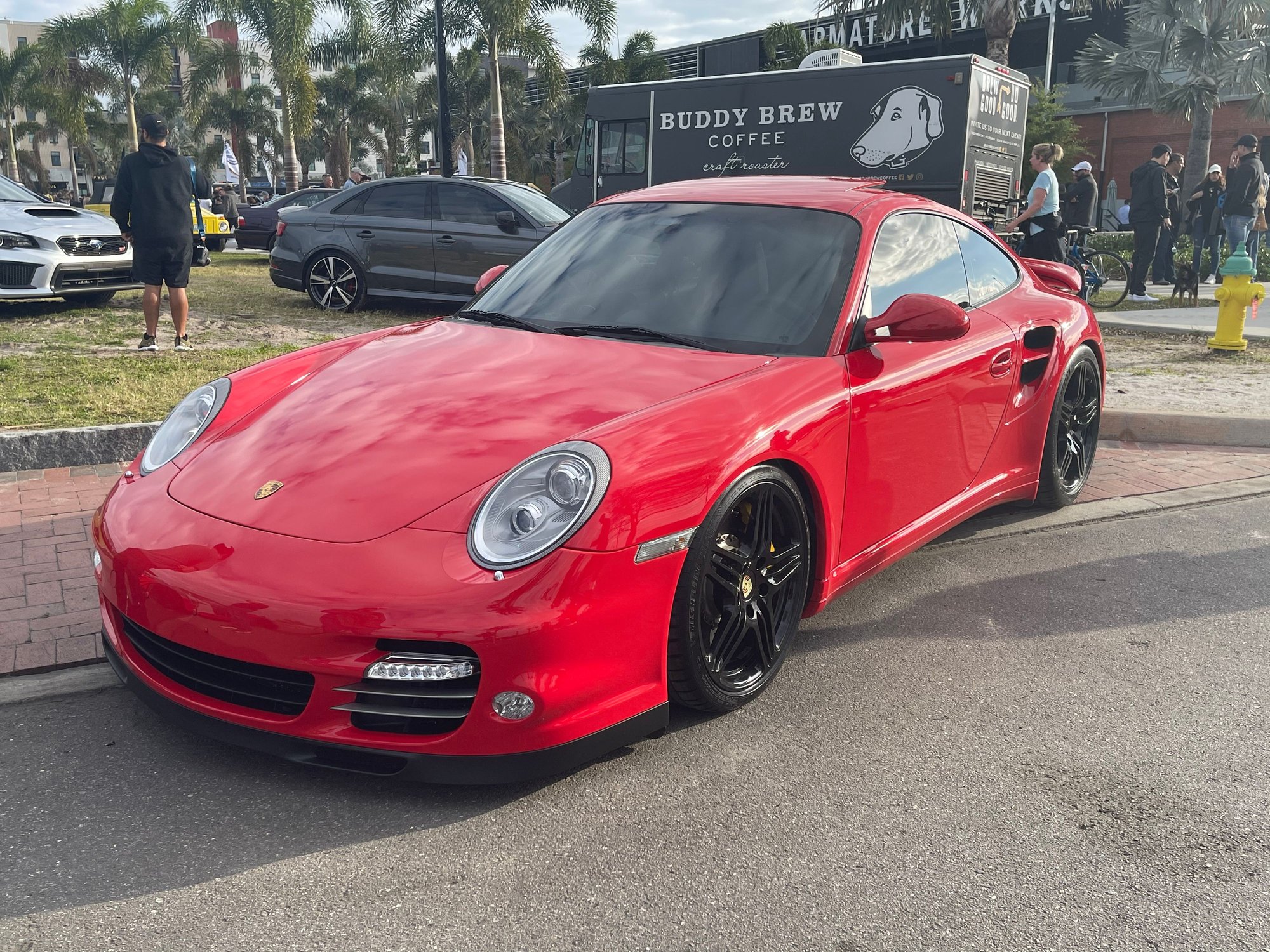 Wheels and Tires/Axles - Porsche 997 Turbo wheels with tires and TPMS - Used - 2006 to 2013 Porsche 911 - Lakeland, FL 33811, United States
