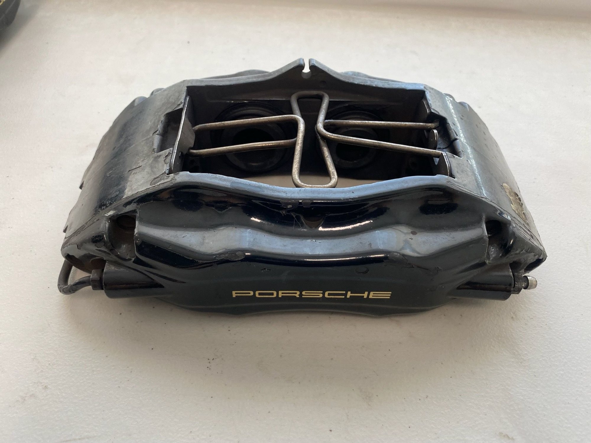 Porsche Black Brembo 993 911 Brake Calipers Front Driver & Passenger