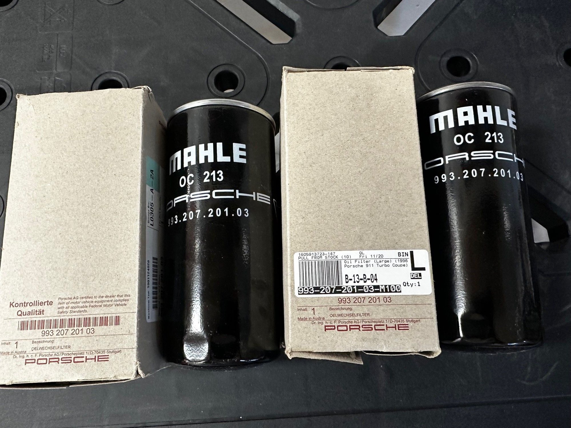 Miscellaneous - 2 New 993 Porsche Branded Large Oil Filters - New - 1995 to 1998 Porsche 911 - Moses Lake, WA 98837, United States