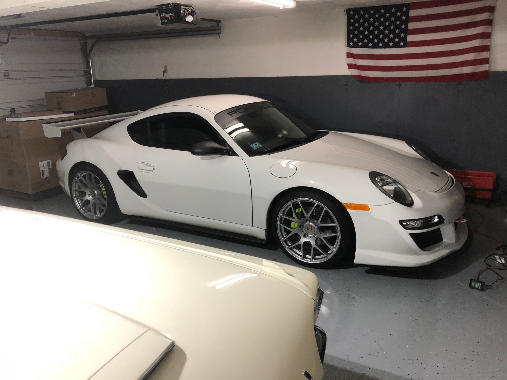 2007 Porsche Cayman - 2007 Cayman S - Modified w/ Turbo - Used - VIN WP0AB29897U782241 - 29,000 Miles - 6 cyl - 2WD - Manual - Coupe - White - Tewksbury, MA 01876, United States