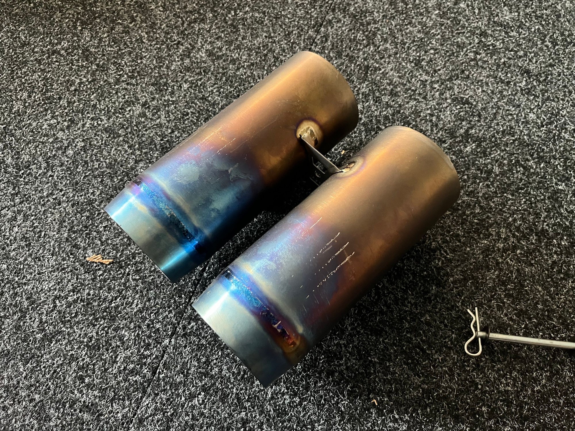 Engine - Exhaust - Quiet tips for Dundon Motorsports titanium muffler (free shipping!) - Used - 0  All Models - Seattle, WA 98112, United States