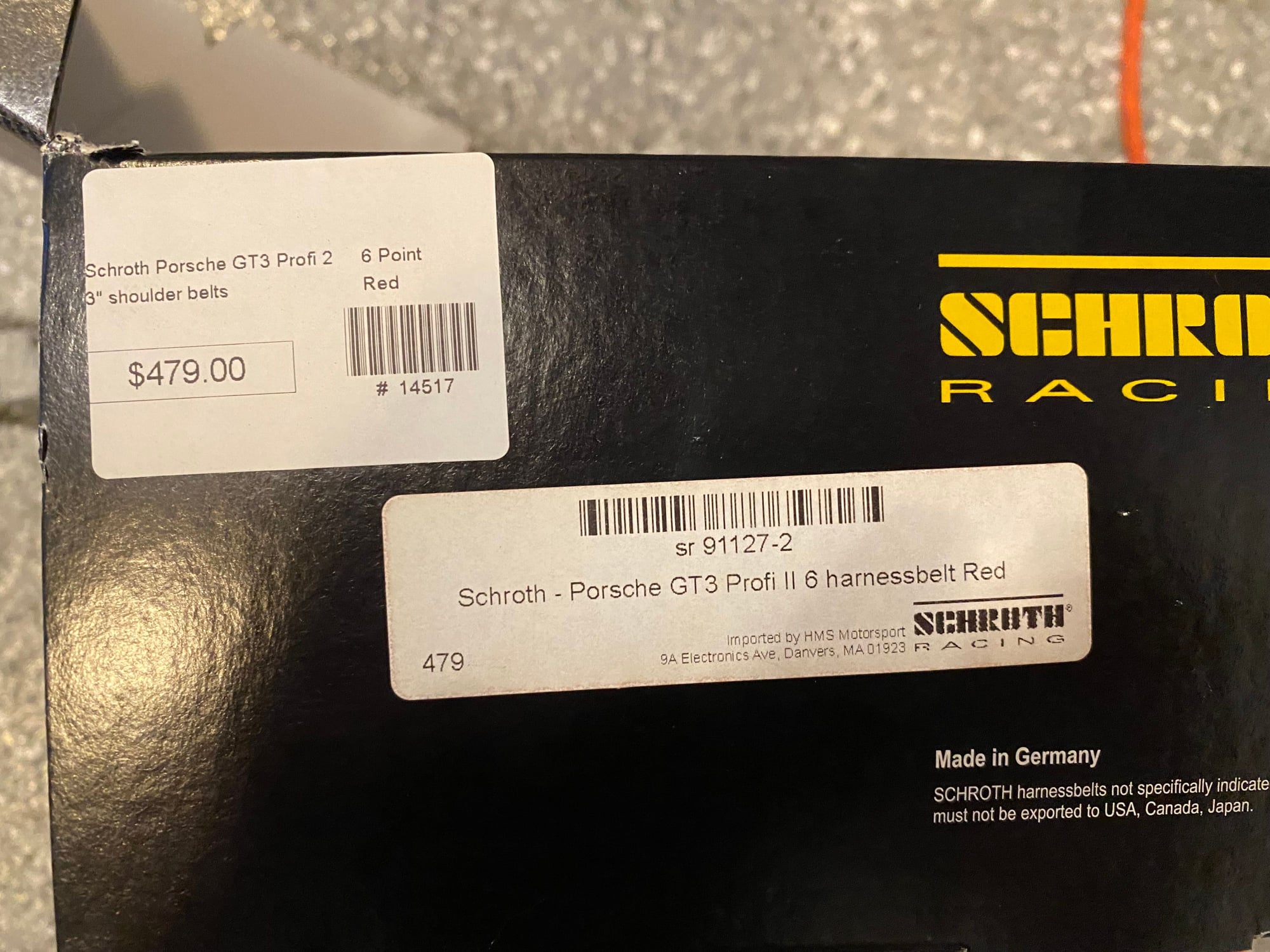 Interior/Upholstery - Schroth GT3 Profi 6 Point Harnesses - Used - 0  All Models - Denver, CO 80204, United States