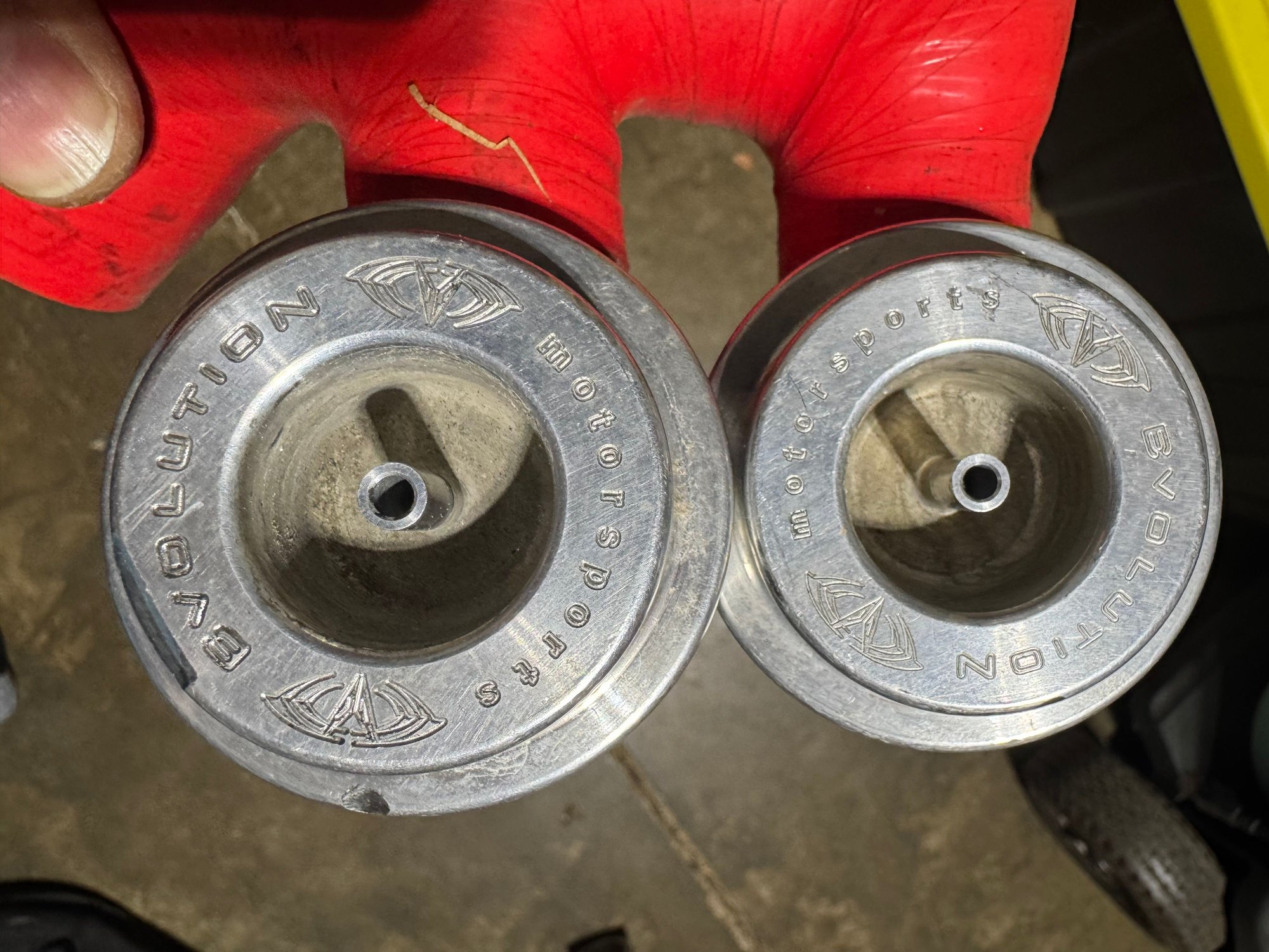 Engine - Intake/Fuel - Porsche 996 turbo agency power inner cooler hoses and billet Evoms diverter valves - Used - 2001 to 2005 Porsche 911 - Huntersville, NC 28078, United States