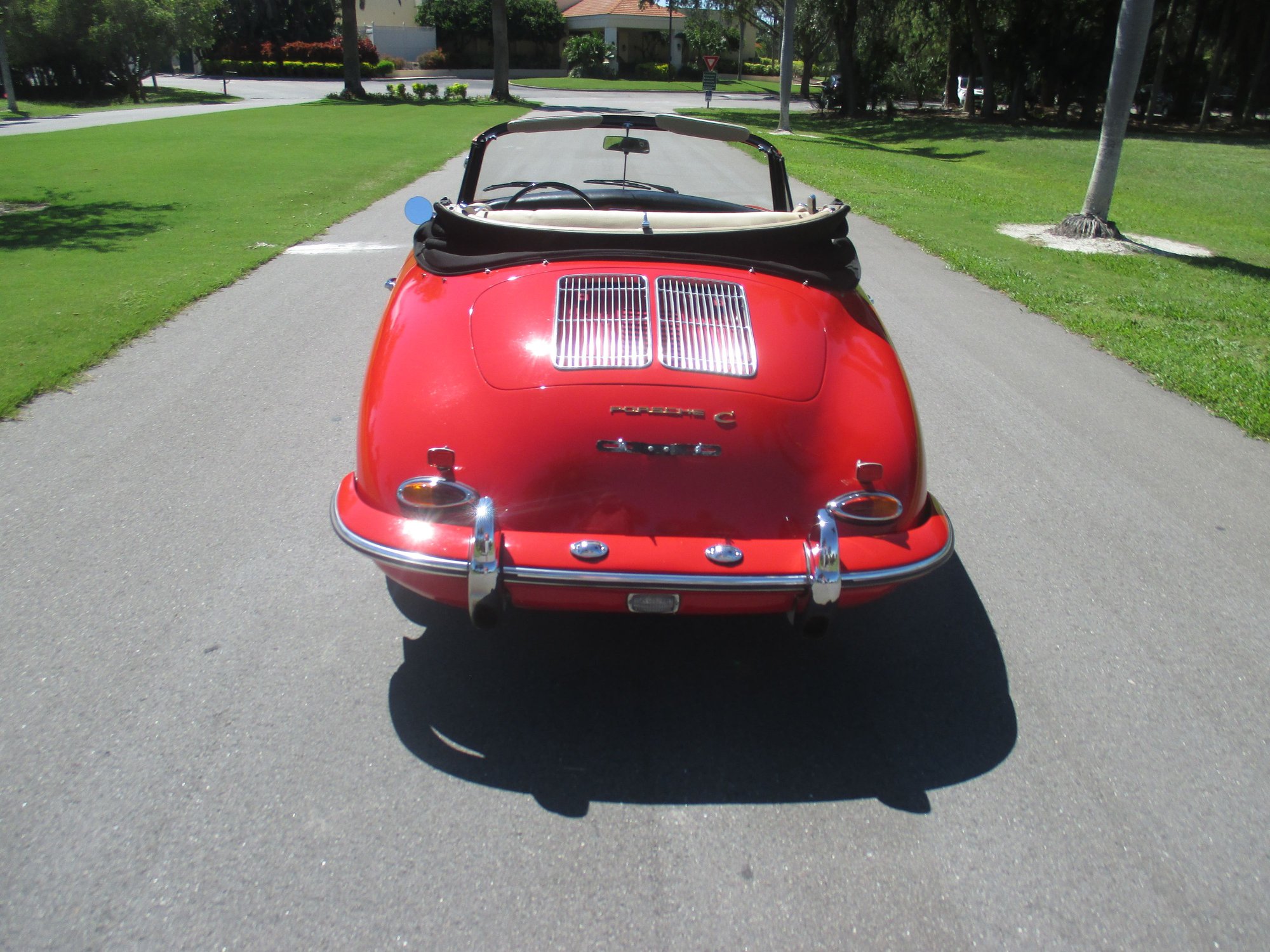 1965 Porsche 356C - 1965 PORSCHE 356 C CABRIOLET - Used - VIN 161994 161994 161 - 22,513 Miles - 4 cyl - 2WD - Manual - Convertible - Red - Nokomis, FL 34275, United States