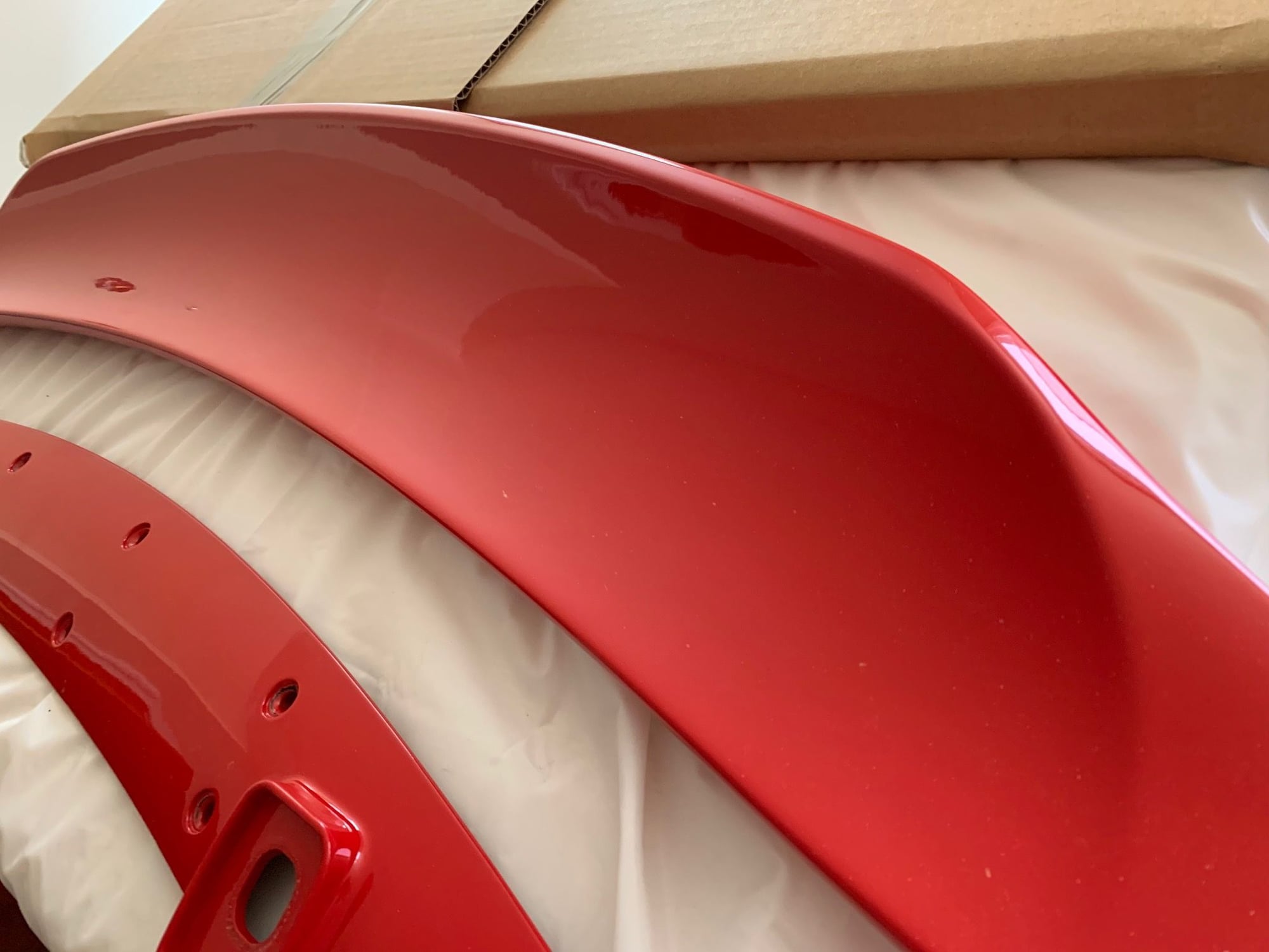 Exterior Body Parts - 981 Spyder/GT4 Ducktail Lip (Guards Red) - New - 2013 to 2016 Porsche Cayman - New York, NY 11357, United States