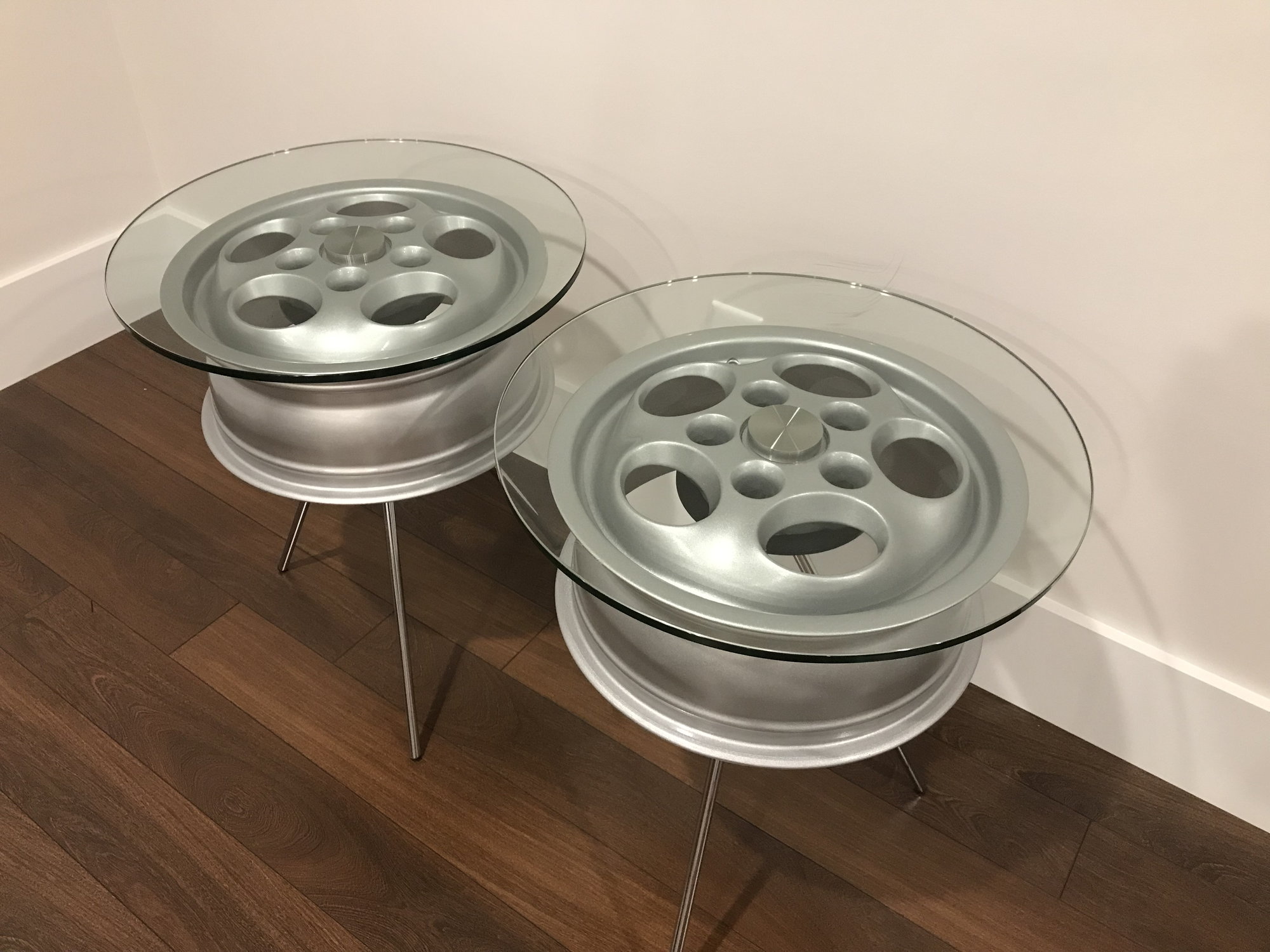 Miscellaneous - (2) Custom Porsche Phonedial Wheel Tables - New - All Years  All Models - Winston Salem, NC 27127, United States