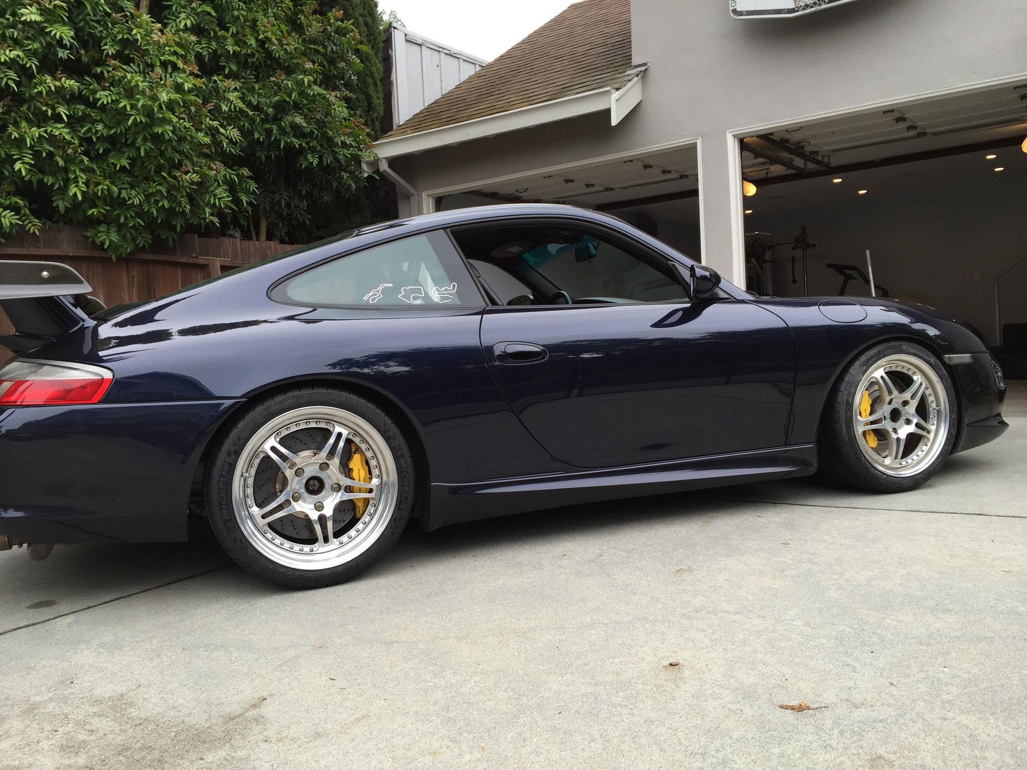 Wheels and Tires/Axles - HRE 547R 3 piece forged wheels with practically unworn Michelin PSC2 - Used - 2000 to 2008 Porsche 911 - Burlingame, CA 94010, United States