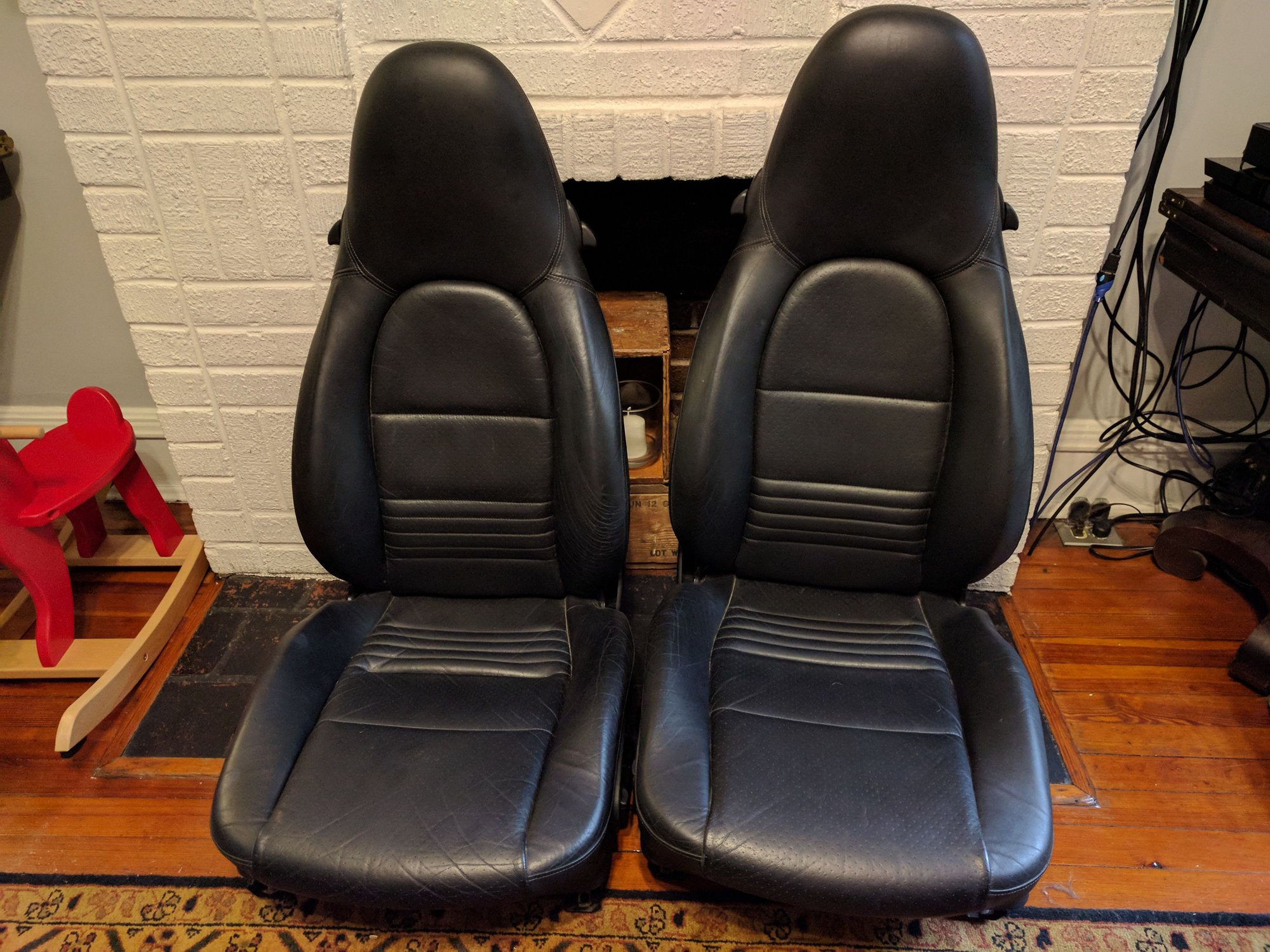 996 seats, black leather, very good condition - Rennlist - Porsche ...