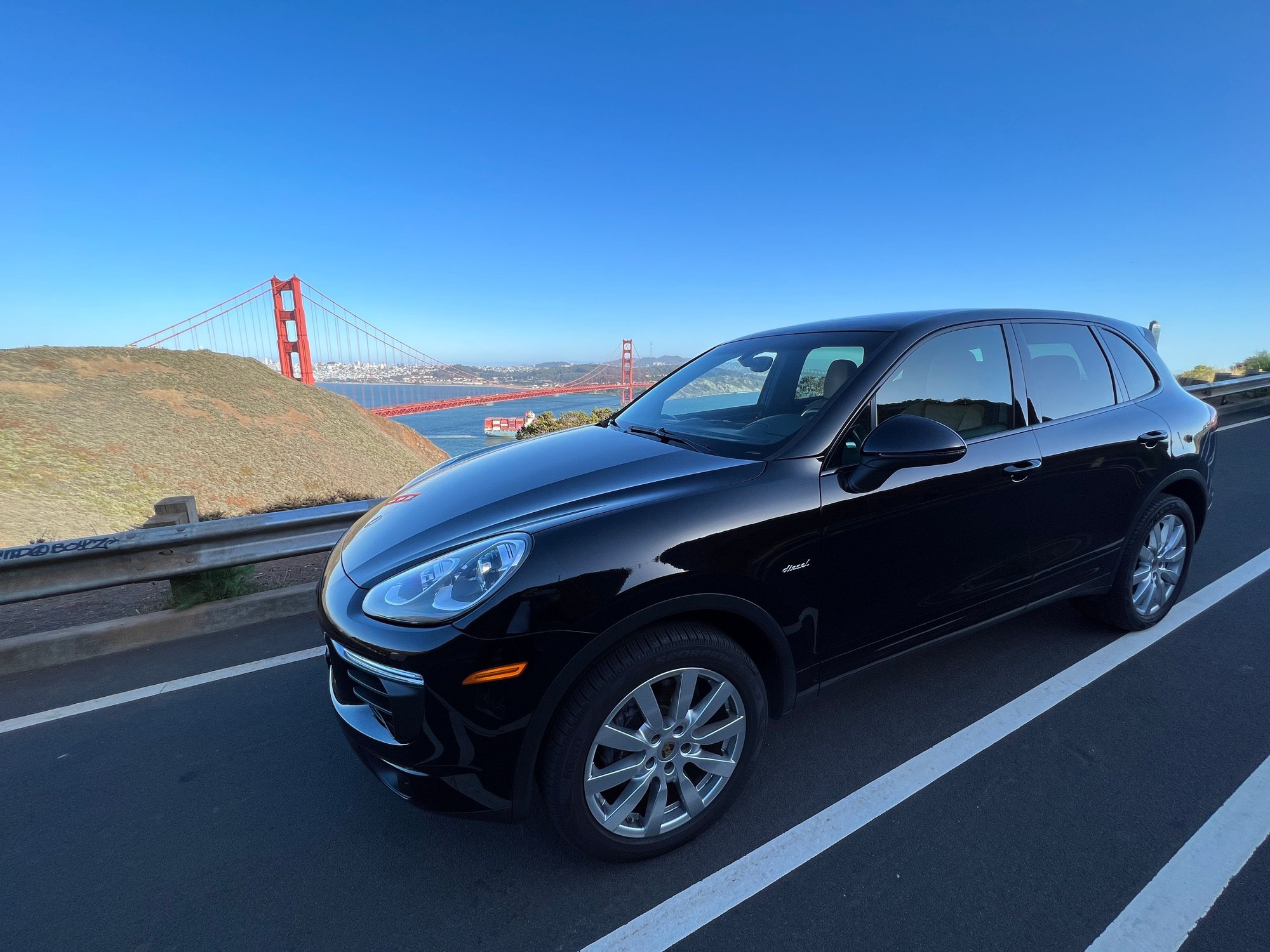 2015 Porsche Cayenne - 2015 Porsche Cayenne Diesel - Used - VIN WP1AF2A28FLA31257 - 63,000 Miles - 6 cyl - AWD - Automatic - SUV - Black - San Francisco, CA 94107, United States