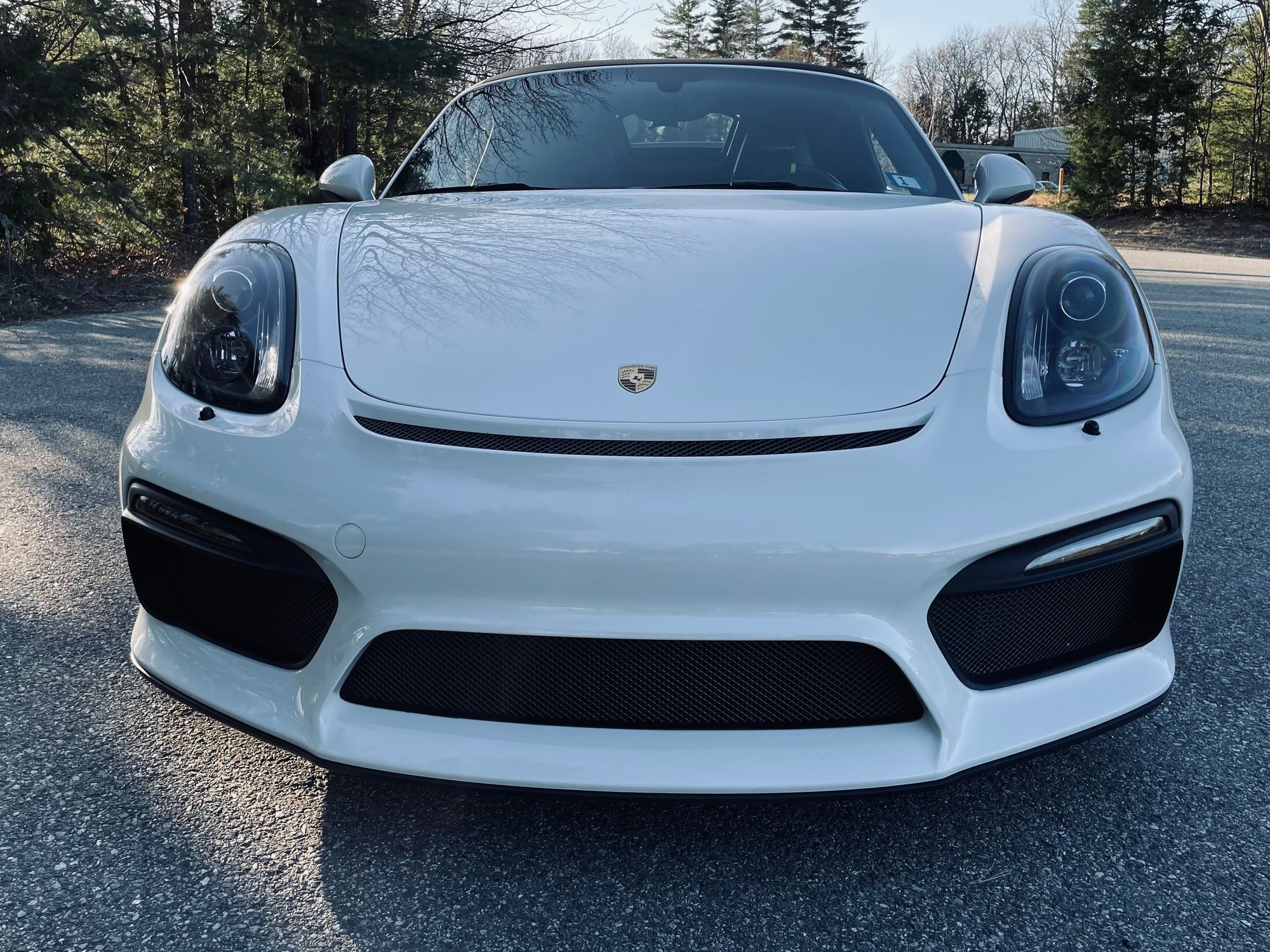 2016 Porsche Boxster - 2016 981 Spyder For Sale - Used - VIN WP0CC2A8XGS152175 - 21,068 Miles - 6 cyl - 2WD - Manual - Convertible - White - Plaistow, NH 03865, United States