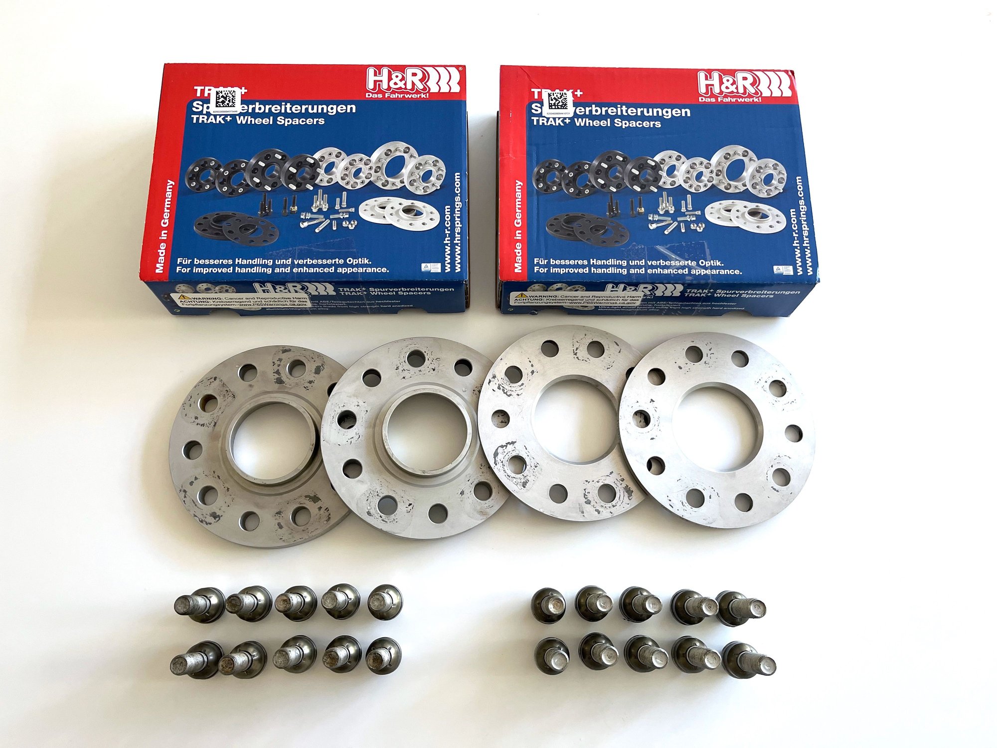 Wheels and Tires/Axles - H&R Trak+ Spacer Kit for Porsche 911 7mm / 15mm - Used - 2009 to 2019 Porsche 911 - Vancouver, BC V6J1T5, Canada