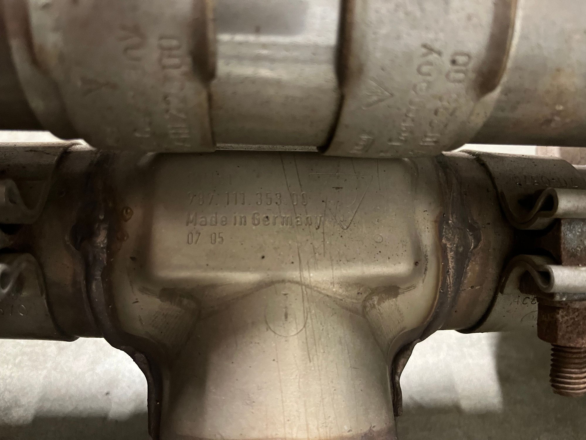 Accessories - 987 Boxster/Cayman Base Exhaust - Used - 0  All Models - Boston, MA 02135, United States