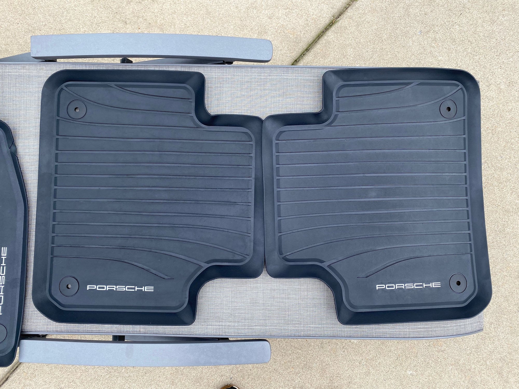 OEM Four AllWeather floor mats for Porsche Cayenne 2019 and newer