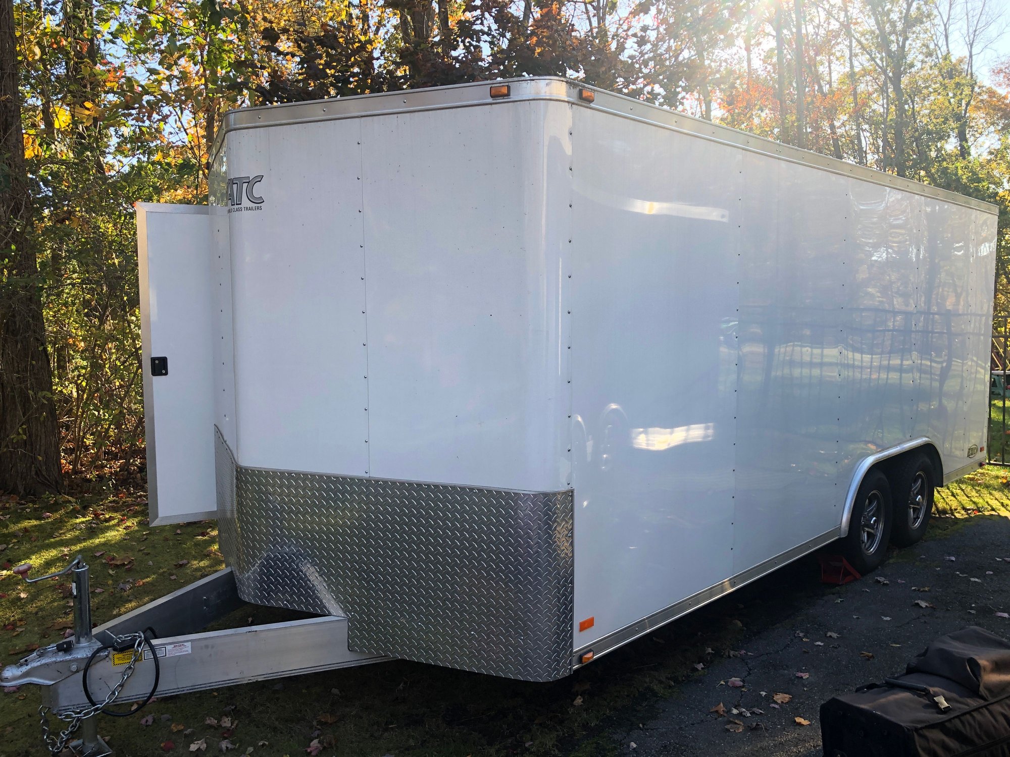 2013 ATC Aluminum Enclosed Car Trailer 8.5'x20' Rennlist Porsche