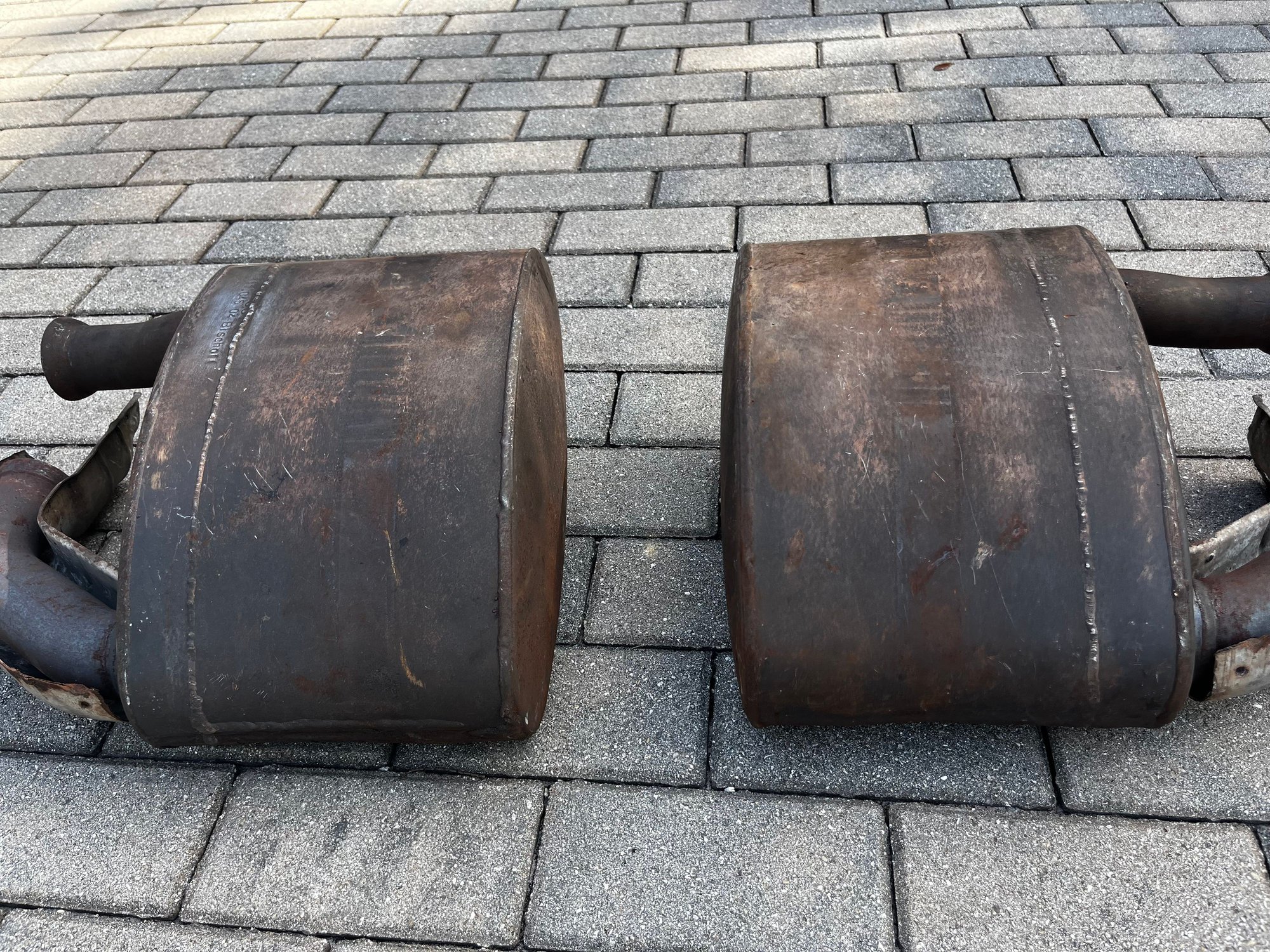 Engine - Exhaust - 993 RSR (Robin Sun) mufflers - Used - 1995 to 1998 Porsche 911 - Tampa, FL 33629, United States