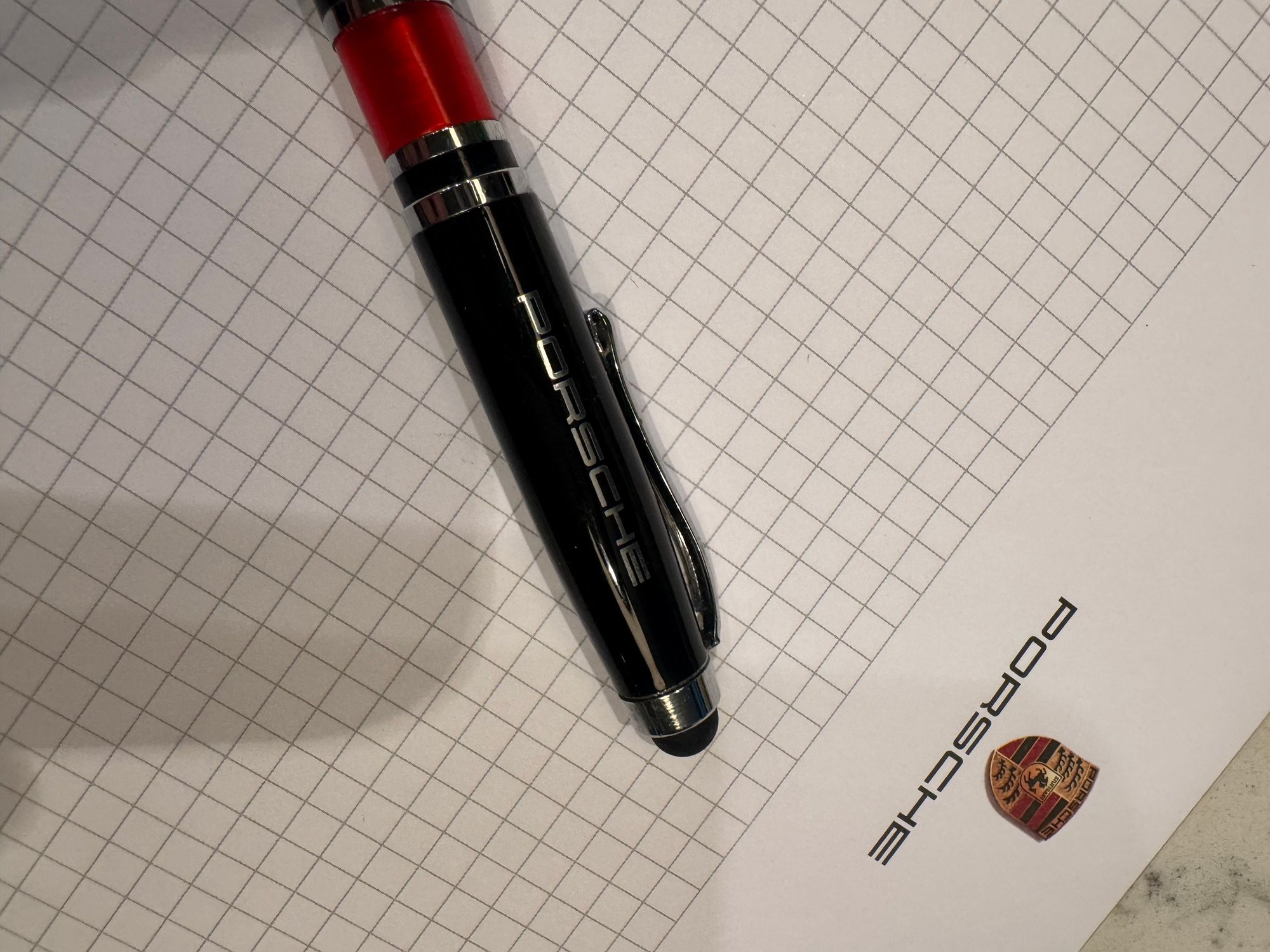 Accessories - New Porsche Notepad with Porsche Pen and KeyChain. - New - All Years  All Models - Marlton, NJ 08053, United States