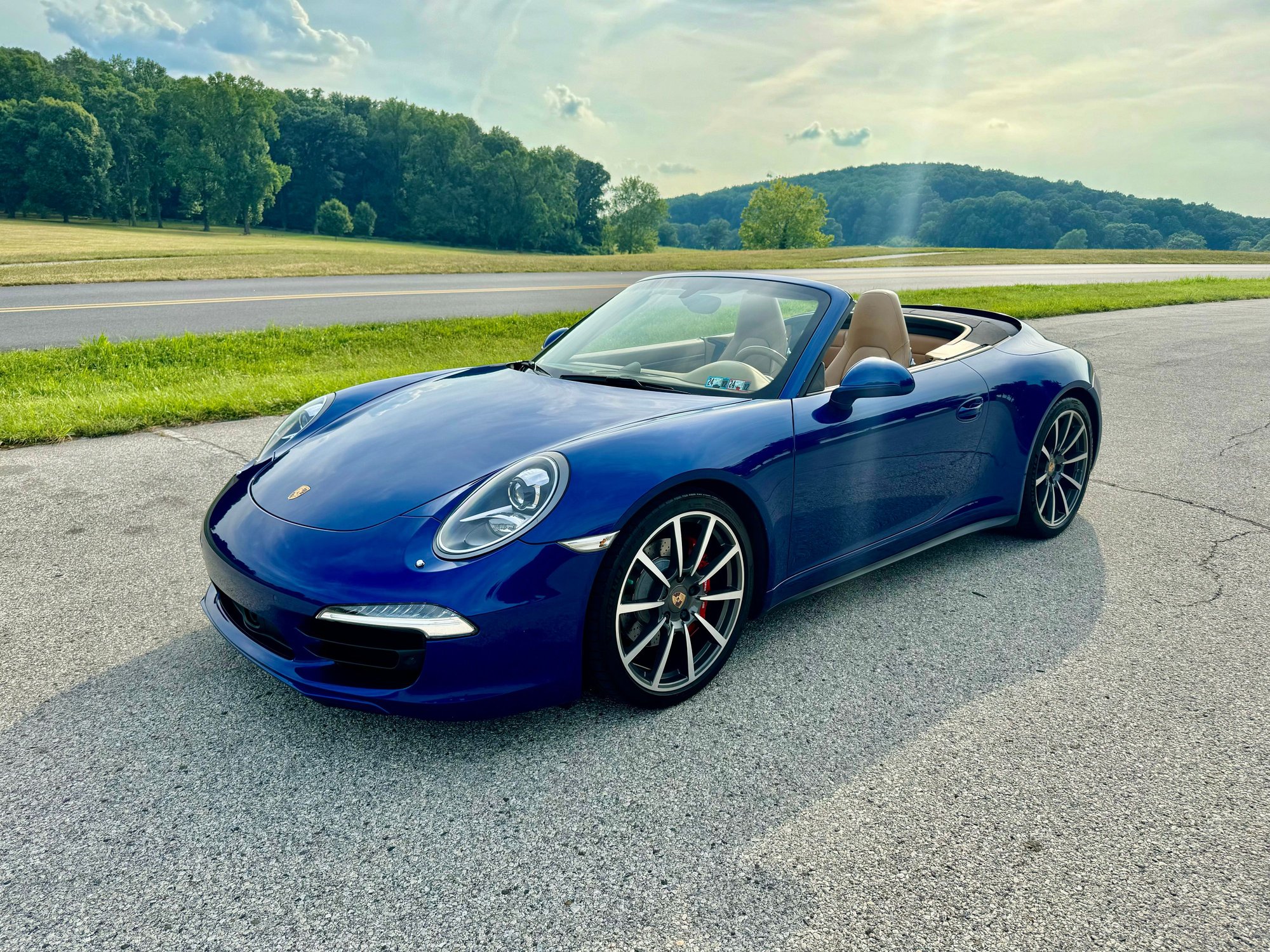 2013 Porsche 911 - 911 C4S Cabriolet Gorgeous High Spec  (Sports Chrono, PSE, Burmester, PAS, Prem Plus) - Used - VIN WP0CB2A90DS155464 - 45,000 Miles - 4WD - Automatic - Convertible - Blue - Villanova, PA 19085, United States