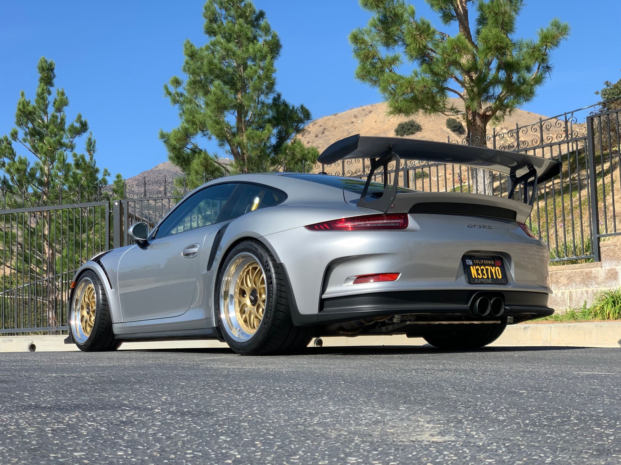 Wheels and Tires/Axles - 19" GOLD BBS E07 991 GT3RS Specification 19X10 front 19x13 Rear CUP 2 Tires TPMS incl - Used - 0  All Models - Northridge, CA 91326, United States