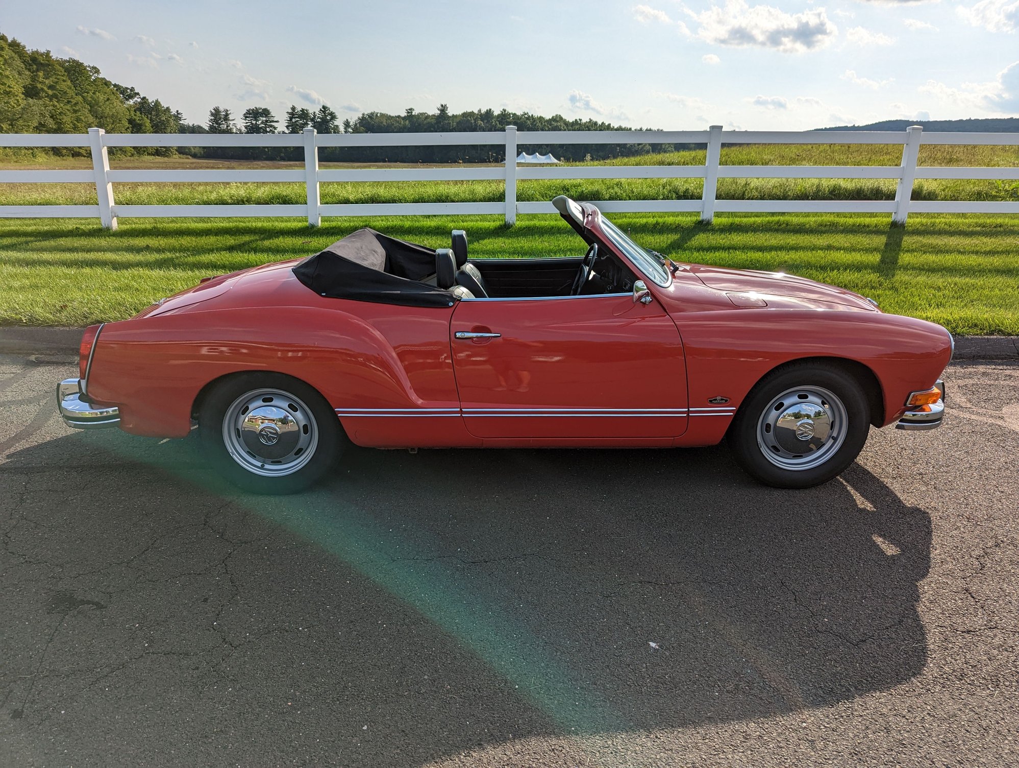 1974 Volkswagen Karmann Ghia - 1974 Volkswagen Karmann Ghia - Original, Unrestored, 39k Miles - Used - VIN 1442668038 - 39,200 Miles - 4 cyl - 2WD - Manual - Convertible - Red - Simsbury, CT 06070, United States