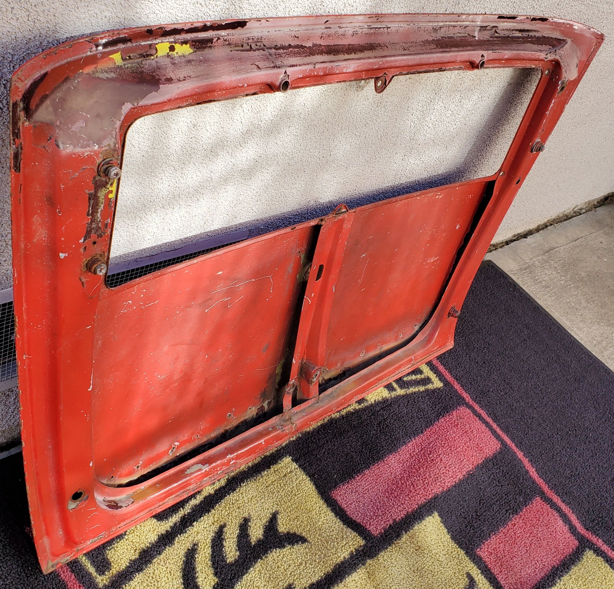 Exterior Body Parts - 69-73 911 & 69 912 LWB 2 Tab Rear Decklid Red - Used - 1969 to 1973 Porsche 911 - Los Angeles, CA 90032, United States