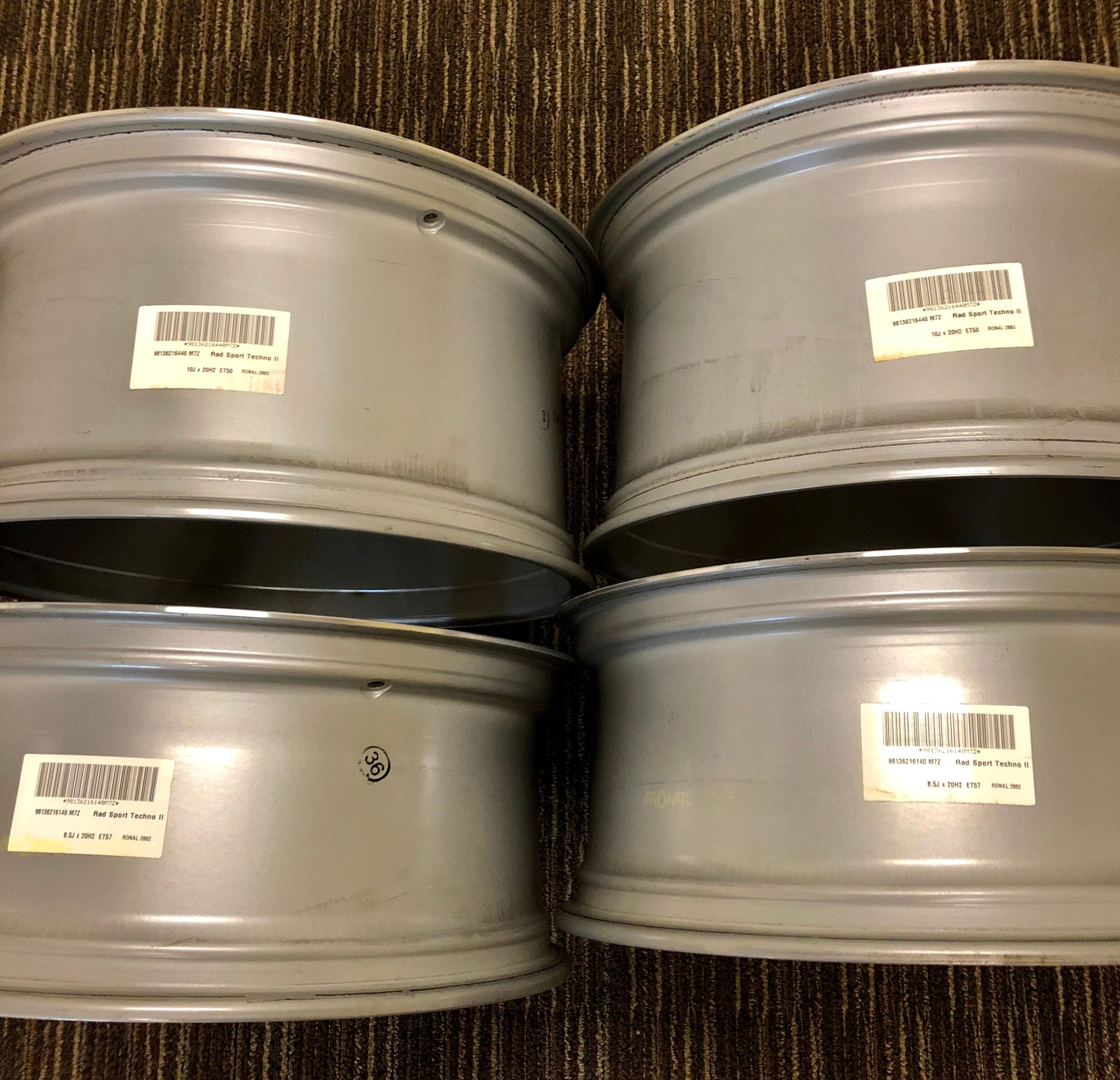 Wheels and Tires/Axles - 20" Porsche OEM Sport Techno Wheels for 981 Cayman/Boxster - Used - 2012 to 2016 Porsche Cayman - Sf Bay Area, CA 94040, United States