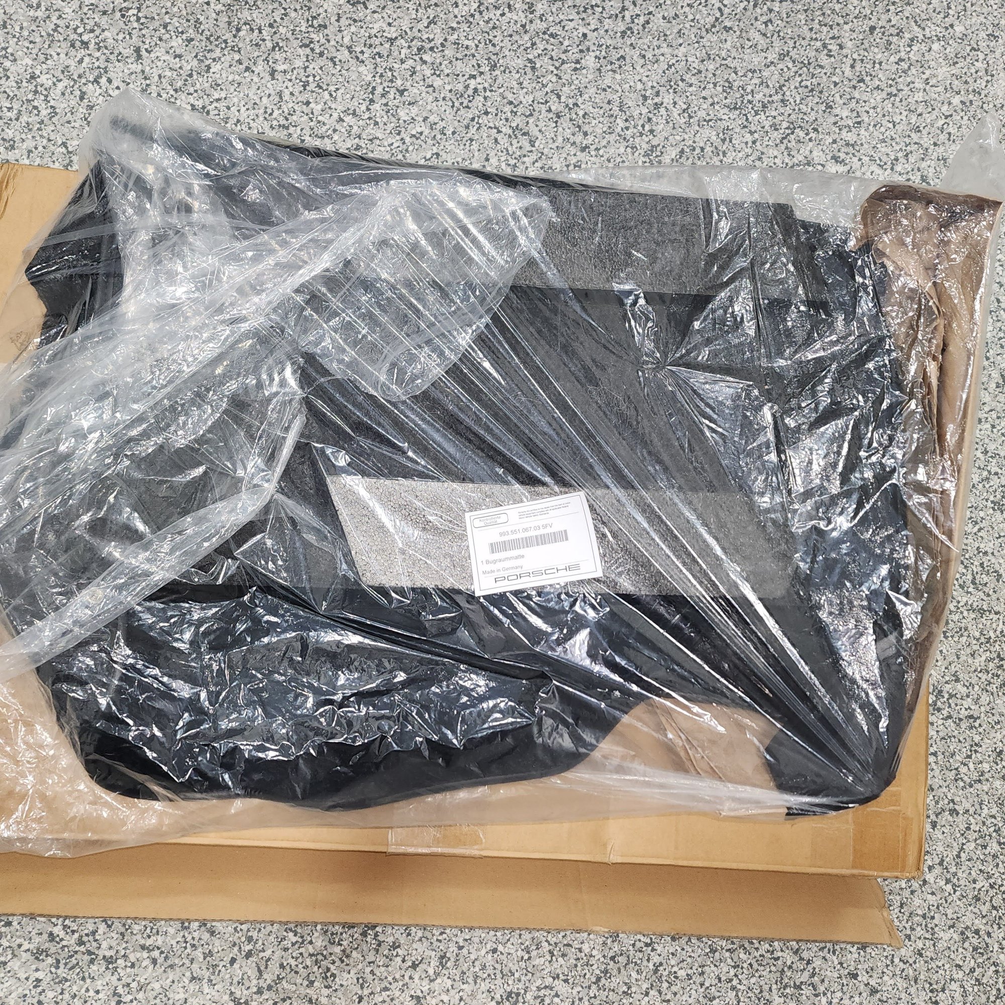 Porsche 993 Front Trunk Carpet for w/o CD Player Rennlist Porsche