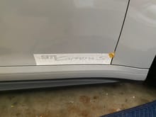Pre-install aligned passenger door