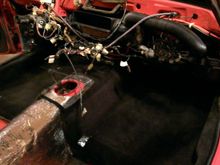 Carpeting is going in to place