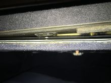 One side missing rivet or clip