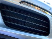 Porsche 718 Front Radiator Mesh Grilles www.radiatorgrillstore.com Installed photo 2