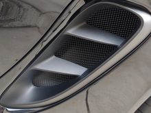 Porsche 718 side intake mesh grill screens www.radiatorgrillstore.com Porsche radiator grills 