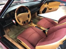 First time I see cloth seats, on a turbo of all cars.. An acquired taste already, it took me a couple of looks before I realised that the Porsche font is not a watermark on the photos... 

https://www.ebay.com/itm/1997-Porsche-911-Turbo-/113251911597?oid=392121249592