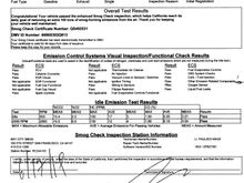 California Passed Emissions June 2019 at 900 miles ago.