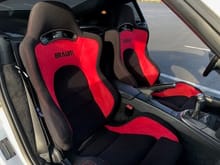 Braum S8 Racing Seat in Porsche Cayman 987.1