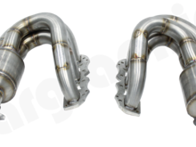 981 GT4 Stainless Steel Longtube "Sport" Manifolds (includes 200 cell catalytics)