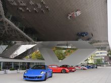 Mr. Blau at the Porsche Museum