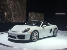 Checked out the Spyder at the NY auto show