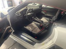 Red accents with P1 pepita seat centers