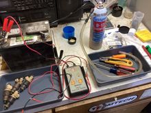 Tester works well, made up plug wires, used my tractor battery, Chemtool. Spray was good in all.
