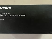 Digital Torque Adapter package