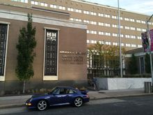 Parked outside the Courthouse in Hartford